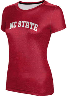 ProSphere NC State Wolfpack Womens Red Heather Short Sleeve T-Shirt