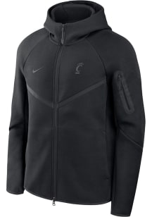 Nike Cincinnati Bearcats Mens Black Tech Fleece Long Sleeve Full Zip Jacket