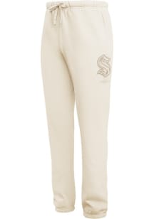 Pro Standard Seattle Kraken Mens White Neutral Sweatpants