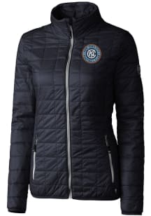 Cutter and Buck New York City FC Womens Navy Blue Rainier PrimaLoft Heavy Weight Jacket