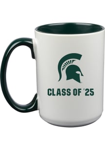 Michigan State Spartans Class of 2025 15oz Ceramic Mug - White