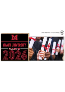 Miami RedHawks Class Of Floating Picture Frame - Red