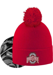 LogoFit Ohio State Buckeyes Red Monroe Womens Knit Hat