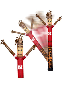 Nebraska Cornhuskers Black Outdoor Inflatable Scarecrow team color and team logo