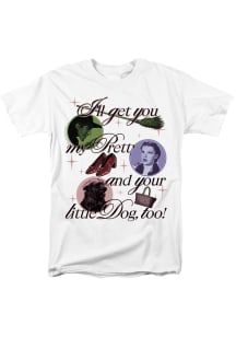 Wizard of Oz Womens White Ill Get You My Pretty Short Sleeve T-Shirt