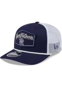 New Era Georgetown Hoyas 9SEVENTYSS Adjustable Hat - Navy Blue