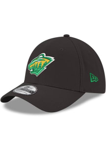 New Era Minnesota Wild Mens Kelly Green Alternate Team Logo Classic 39THIRTY Flex Hat
