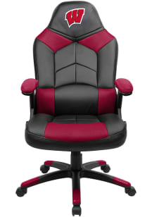Wisconsin Badgers Oversized Desk Chair - Black