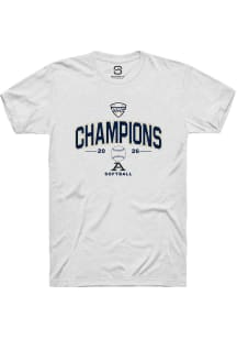 Summit Sportswear Akron Zips White MAC Softball Tournament Champions 2026 Short Sleeve T Shirt