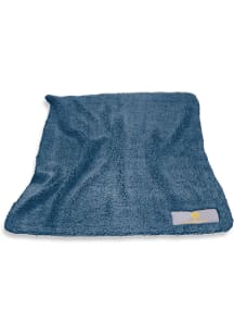 Central Oklahoma Bronchos Primary Frosty Sherpa Fleece Blanket - Navy Blue