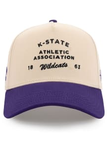 K-State Wildcats Athletic Association Adjustable Hat - Ivory