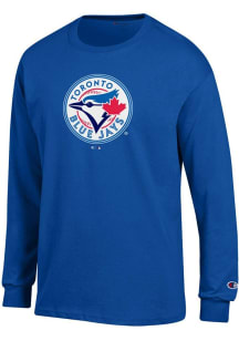 Champion Toronto Blue Jays Blue Jersey Long Sleeve T Shirt