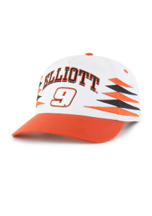 47 NASCAR Gear Chase Elliot Diamond Cut Hitch Adjustable Hat - White
