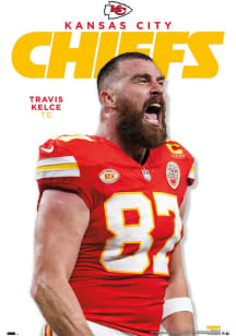 Travis Kelce Kansas City Chiefs Feature 24 Unframed Poster