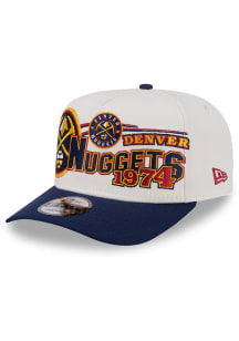 New Era Denver Nuggets Classic AF 9FIFTY Adjustable Hat - White