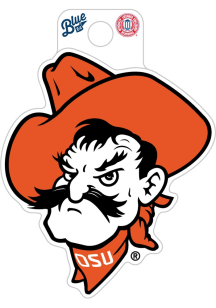 Oklahoma State Cowboys Juniors Mascot Screen Stickers - Orange