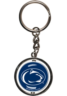 Penn State Nittany Lions Double Sided Spinner Keychain - Navy Blue