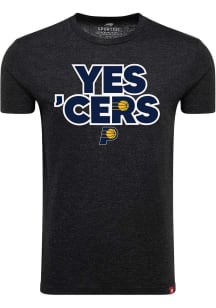 Indiana Pacers Black Yes 'Cers Short Sleeve Fashion T Shirt