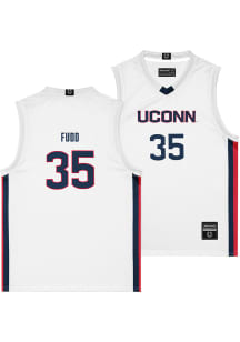 Azzi Fudd  Campus Ink UConn Huskies White NIL Jersey