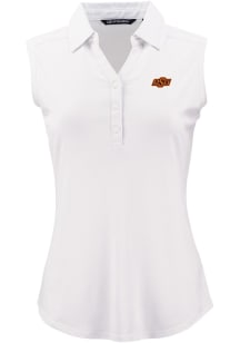 Cutter and Buck Oklahoma State Cowboys Womens White Forge Eco Polo Shirt