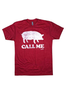 Arkansas Red Call Me Tee Short Sleeve Fashion T Shirt