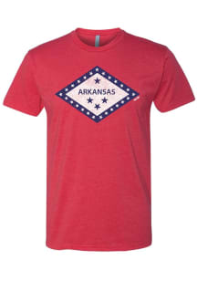 Arkansas Red Flag Tee Short Sleeve Fashion T Shirt
