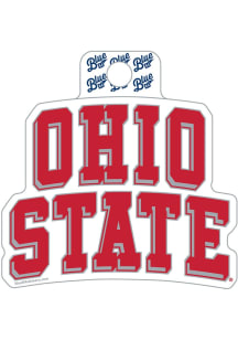 Ohio State Buckeyes Double Space Stickers - Red