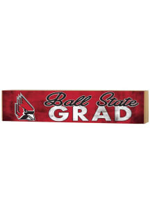 KH Sports Fan Ball State Cardinals Grad graduation graphic Sign - Cardinal