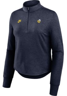 Nike Michigan Wolverines Womens Navy Blue Swift Qtr Zip Pullover