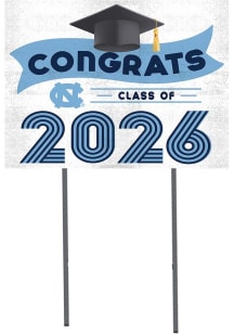 North Carolina Tar Heels KH Sports Fan Class of 2026 Yard Sign - Light Blue