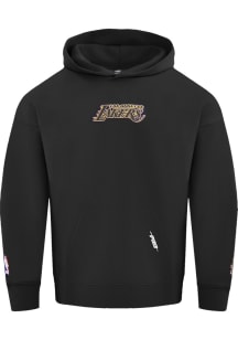 Pro Standard Los Angeles Lakers Mens Black Wingspan Long Sleeve Hoodie
