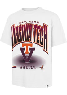 47 Virginia Tech Hokies White Team Flex Football Foundation Short Sleeve Fashion T Shirt