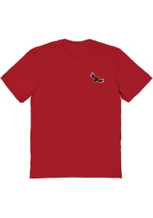 Vive La Fete Saint Josephs Hawks Womens Cardinal Impressions Short Sleeve T-Shirt