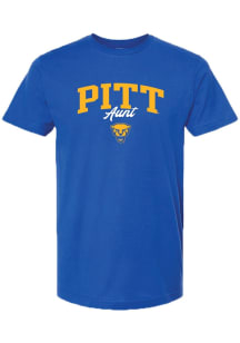 Summit Sportswear Pitt Panthers Womens Blue Aunt Short Sleeve T-Shirt