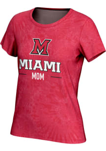 ProSphere Miami RedHawks Womens Red Mom Short Sleeve T-Shirt