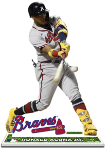 Atlanta Braves Ronald Acuna Jr Player Standee Navy Blue Desk Accessory