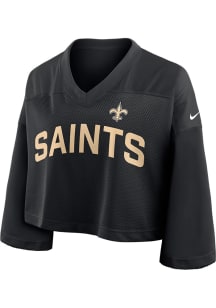 New Orleans Saints Womens Nike Primetime Fashion Football Jersey - Black
