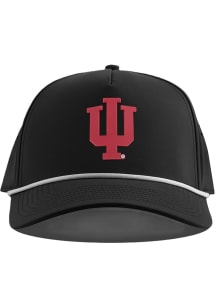 Branded Bills Indiana Hoosiers Curved 5 Panel Rope Adjustable Hat - Black