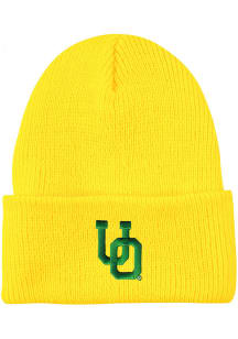LogoFit Oregon Ducks Yellow North Pole Youth Knit Hat