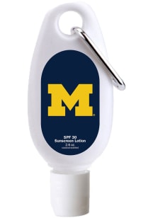 Michigan Wolverines Tottle Bottle w/ Carabiner Sunscreen