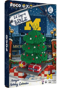 Michigan Wolverines BRXLZ Tree Advent Calendar