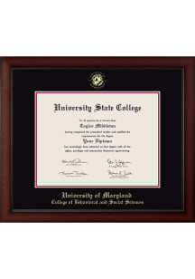 Maryland Terrapins Embossed Paxton College of Behavioral and Social Sciences Diploma Frame - Black