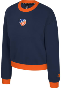 FC Cincinnati Womens Navy Blue Post Crew Sweatshirt
