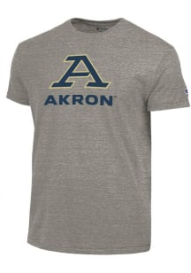 Champion Akron Zips Dark Grey Tri-Blend Short Sleeve Fashion T Shirt