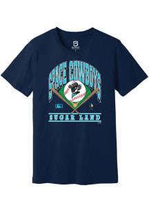 Summit Sportswear Sugar Land Space Cowboys Navy Blue Homefield Short Sleeve Fashion T Shirt