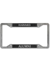 Harvard Crimson Alumni Pewter License Plate Frame - Silver