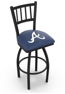 Atlanta Braves Swivel Counter Pub Stool - Black