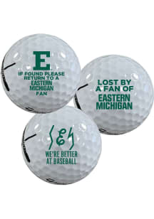 Eastern Michigan Eagles Fun Sayings Golf Balls