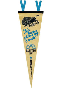 Buffalo No Better Place Pennant - Yellow