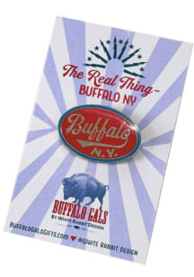 Buffalo Souvenir Buffalo, NY Pin - Red